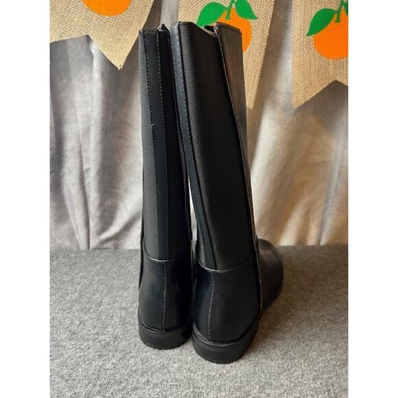 Steve Madden Youth Girls J-Alix Embellished Leather Boots, Black Size 5 - Picture 5 of 8